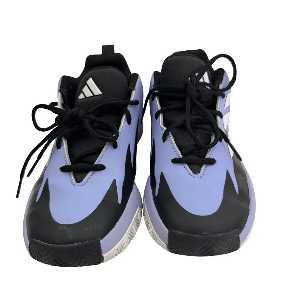 Adidas Basketball Shoes Purple and Black Youth size 6 Women's 7.5